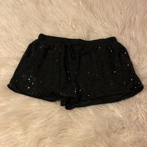 NWT Jess Lea sequined VIP drawstring short.